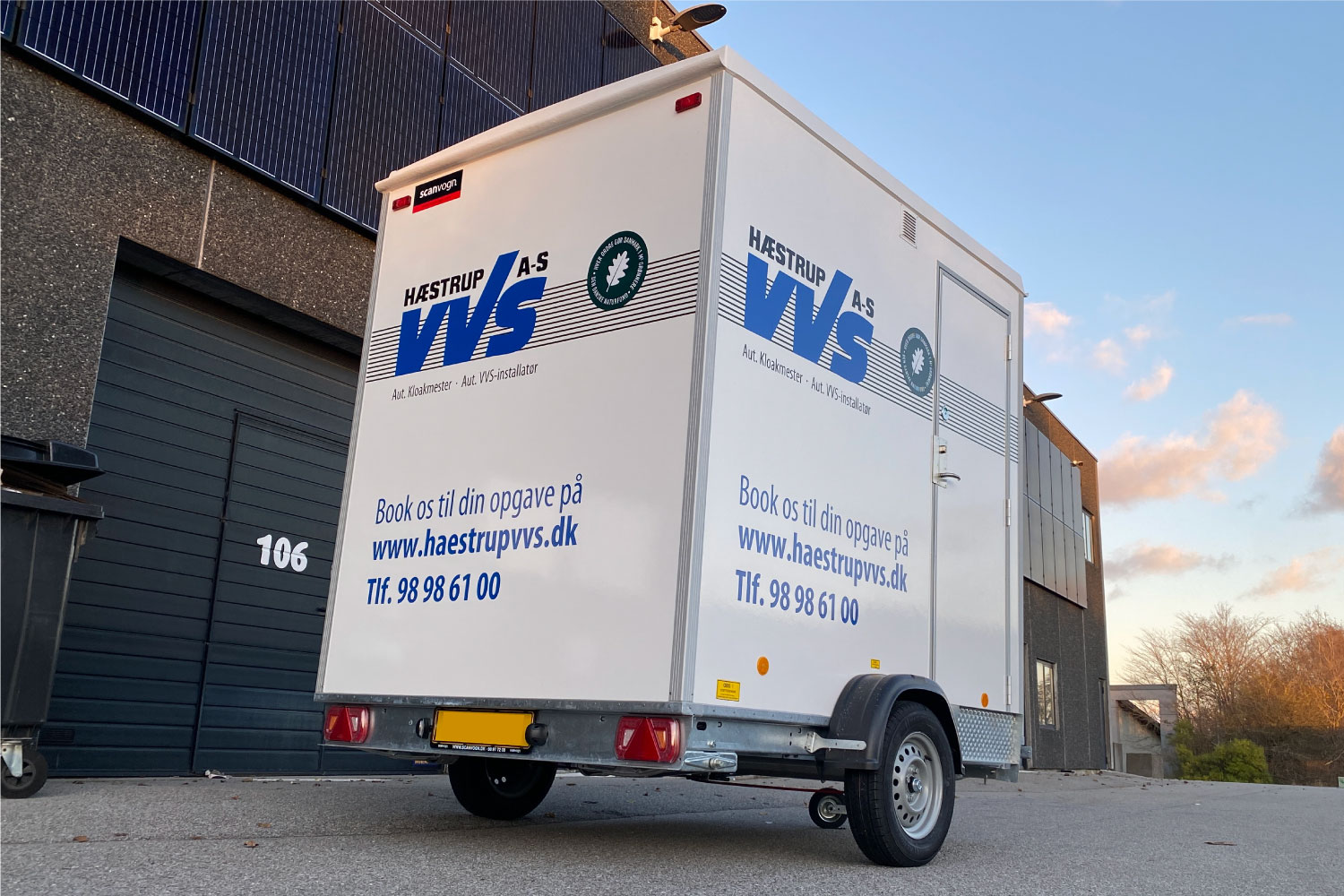 Hæstrup VVS - Deko. af toiletvogn