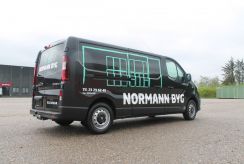 Normann byg bilreklame