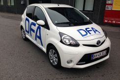 DFA bilreklame